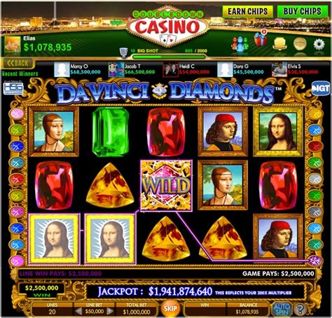 free da vinci slot machine.